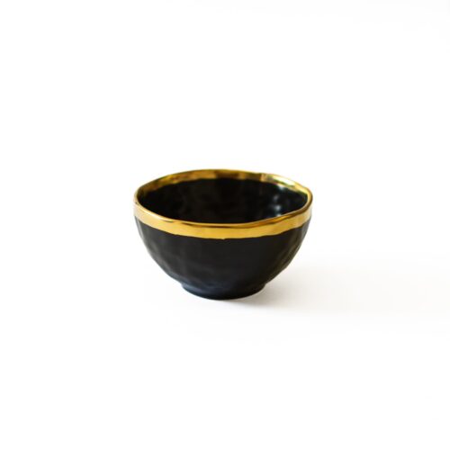 Bowl Togo (Color negro) 11 x 6 cm