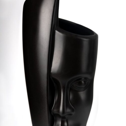 Jarron Brujas S (Color Negro) 22,5 x 10 Cm.