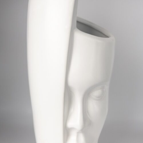 Jarron Brujas L (Color Blanco) 30 x 12 Cm.