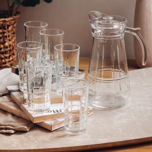 Jarra 1700 ML + Set x 6 Vasos 278 ML