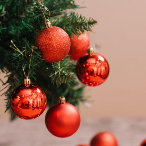 Borlas de Navidad Palca Set x 20 und 6 cm