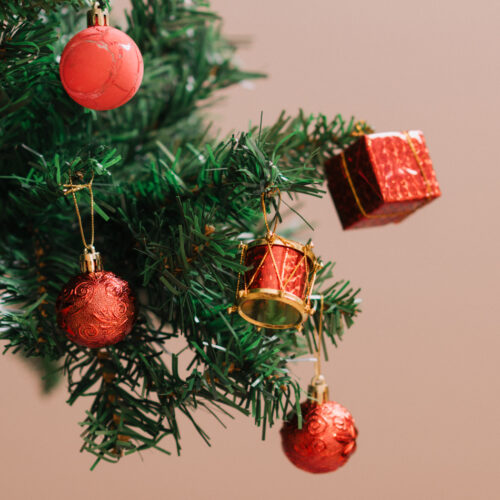 Borlas de Navidad Anza Set  x 24 und 4 cm