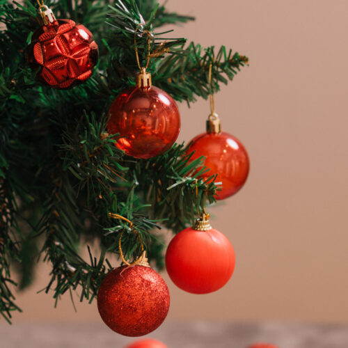 Borlas de Navidad Pensilvania Set x12 unidades 5 cm