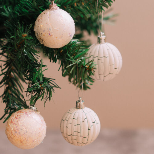 Borlas de Navidad Cardenas Set x12 unidades 5 cm
