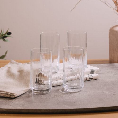 Vaso Laton set x4 Unid  15,2 x 7,5 cm