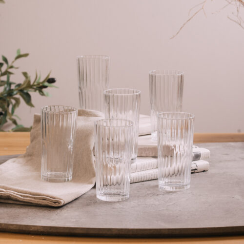 Set De Vaso Tilcara X6 Unidades 319 ML 319 ml