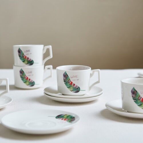 Juego de Te Oporto Lucky  6 tazas + 6 platos