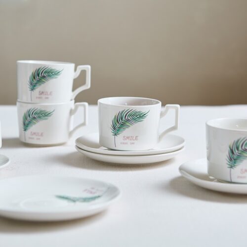 Juego de Te Oporto S  6 tazas + 6 platos