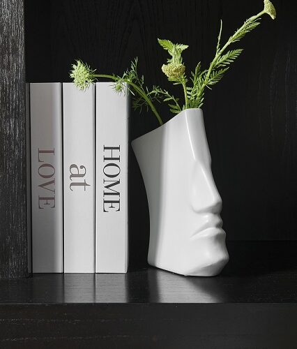 Adorno Tokio (Color Blanco) 19,8 x 7,5 x 23 Cm.