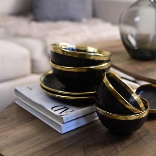 Bowl Tunis S (Color Negro) 8 Cm.