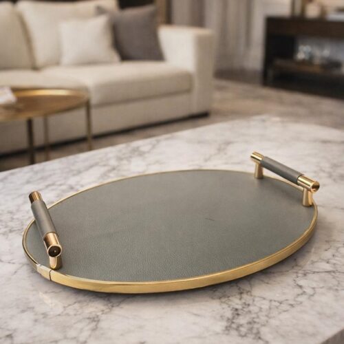 Bandeja Benín 2 (Color Gris) 40 x 30 cm