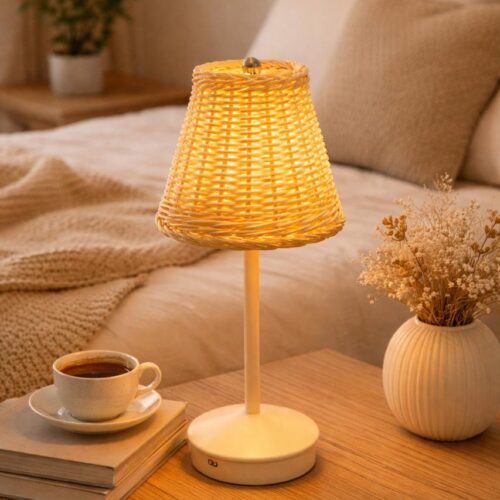 Lampara de Mesa Quequen ( Color Beige )