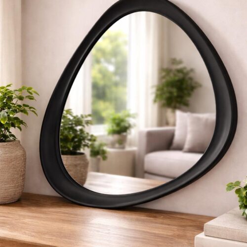 Espejo Samalut (Color Negro) 52 x 43 Cm