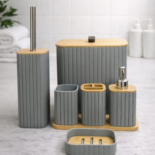 Set de Baño Fayun ( Color Gris Claro )