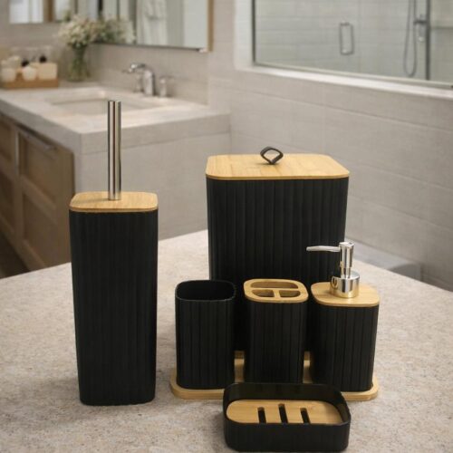 Set de Baño Fayun (Color Negro)