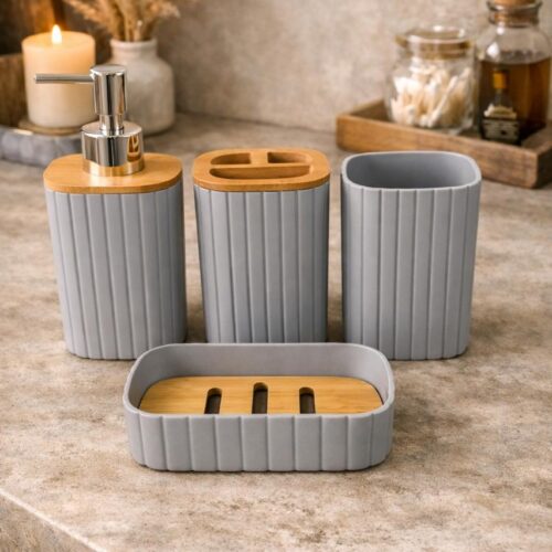 Set de Baño Jariya ( Color Gris )